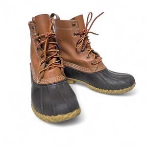 L.L. Bean Vintage USA Made Maine Hunting Shoe Waterproof Duck Boot Womens 8